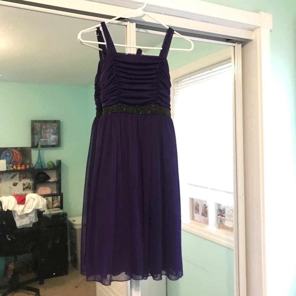 Beautiful purple girls dress